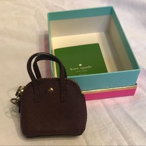 Kate Spade coin purse keychain